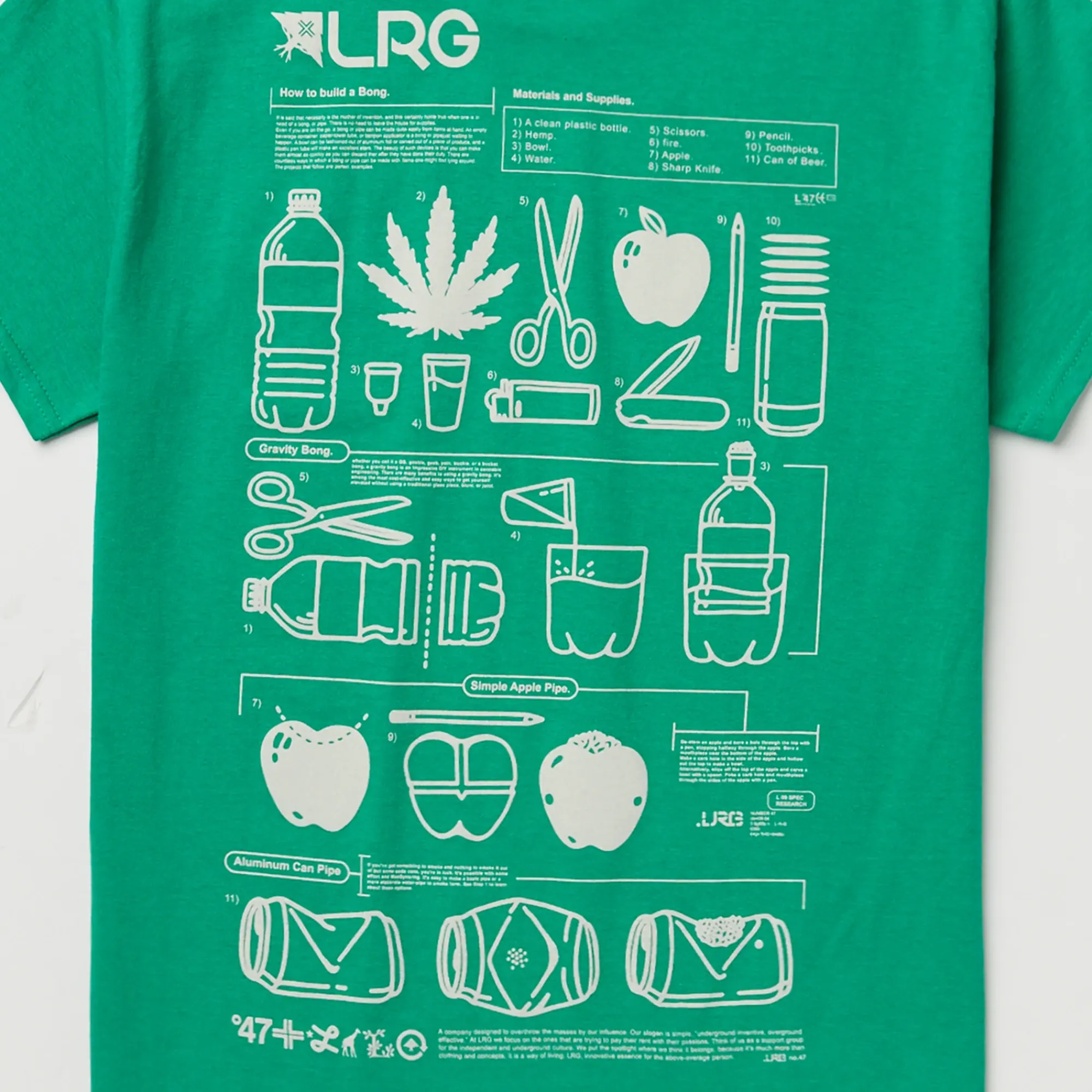 LRG How To Build Tee>Men Tees